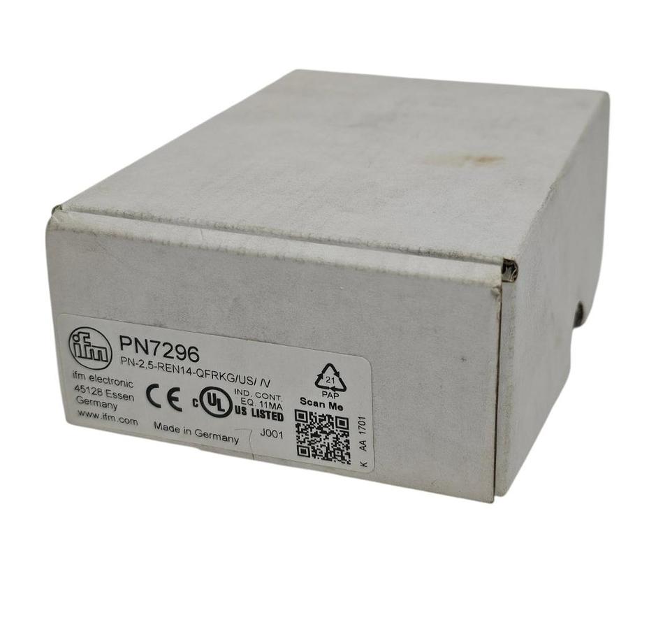 Used IFM PN-2,5-REN14-QFRKG/US/ /V PRESSURE SENSOR PN7296 18 to 30 VDC USED