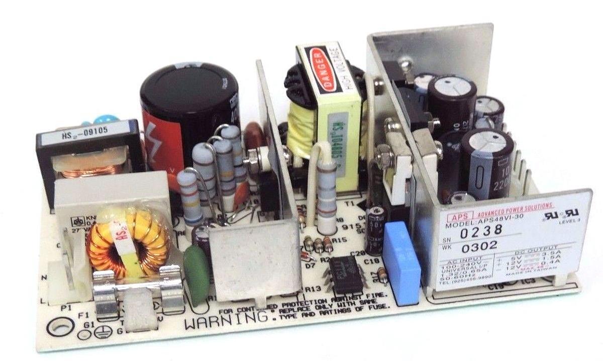 Used NEW APS APS48VI-30 TRIPLE OUTPUT POWER SUPPLY APS48VI30