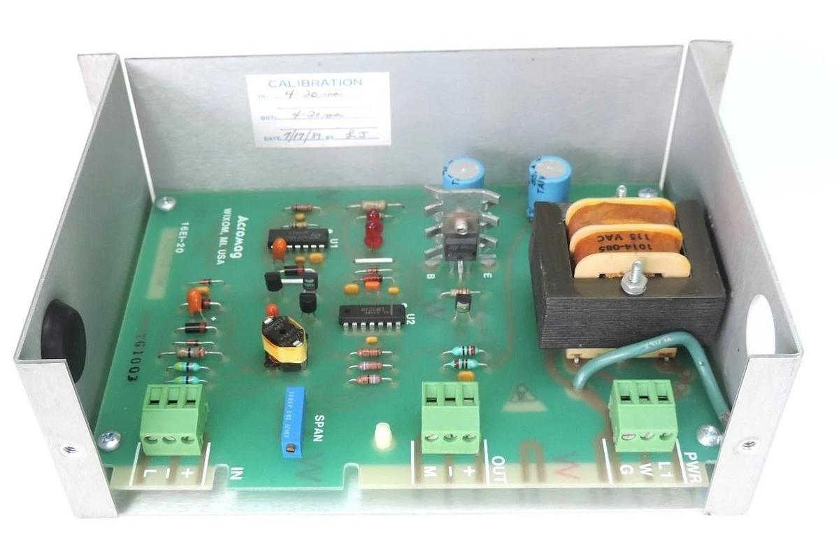 Used ACROMAG 16EI-20-I2-01 ISOLATOR 16EI20I201, 115VAC, 50-60HZ, 0.1A