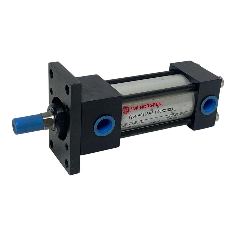 IMI Norgren A0333A2-1.50X2.000 Pneumatic Cylinder 1.5" Bore 2" Stroke NSNP