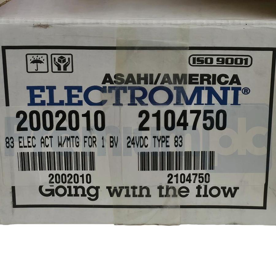 Asahi/America 2002010 Series 83 Electric Actuator 2104750 24V for 1" Ball Valve