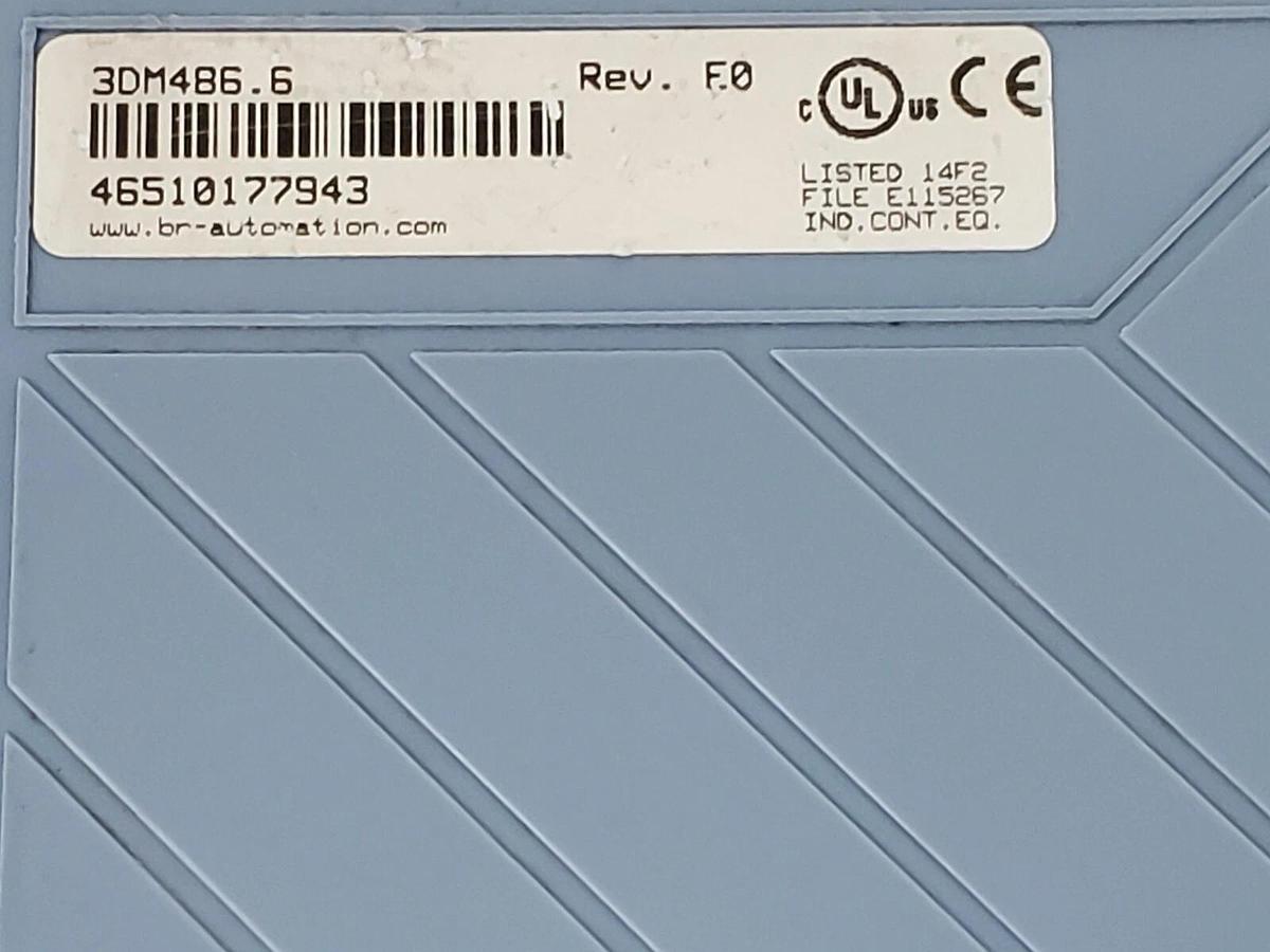 Used B&R 3DM486.6 MODULE DIGITAL MIXED 24VDC 16INPUT/OUTPUT REV. E0, DM 486