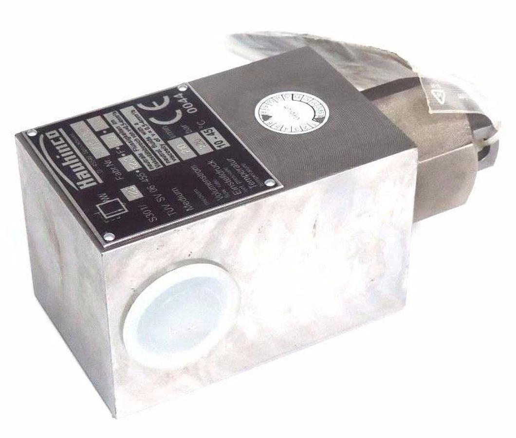 HAUHINCO S301/128 HYDRAULIC VALVE FAB 27113.08 TUV SV 06-455-12.8-F-210-220 NEW