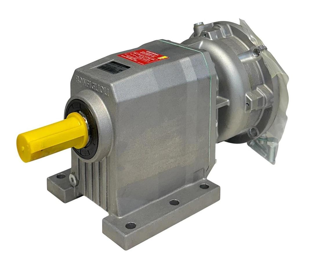 Used BONFIGLIOLI C 22 2 NP 6.1 N56C V6 / C222NP61N56CV6 HELICAL IN-LINE GEAR USNP