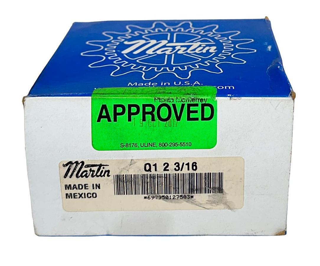 Used NEW BROWNING Q1 2 3/16 / Q12316 SPLIT TAPER BUSHING Q1 SERIES NSMP