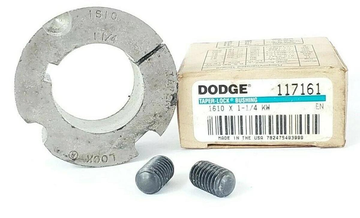 Used NIB DODGE 117161 TAPER-LOCK BUSHING 1610 X 1-1/4 KW