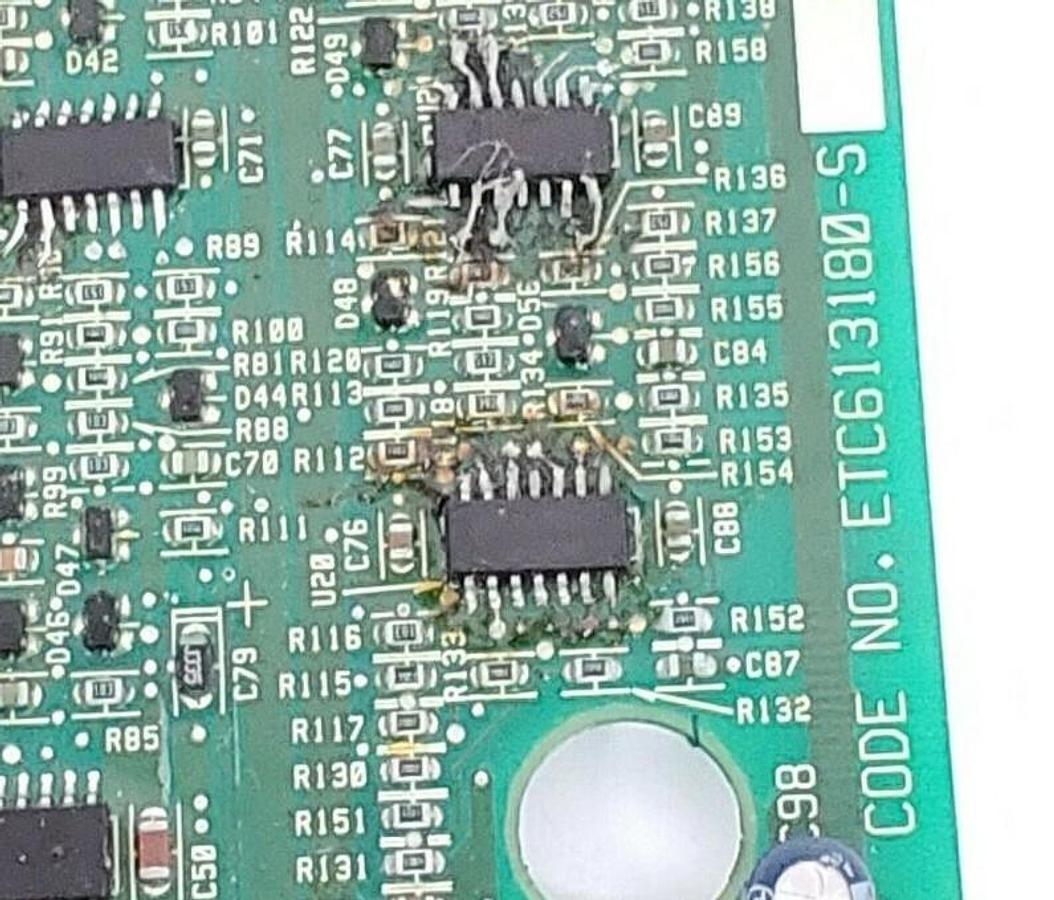 Used YASKAWA / MAGNETEK YPCT11076-1A DRIVE BOARD ETC613180-S 1PCB G4M8-393-23 (PARTS)