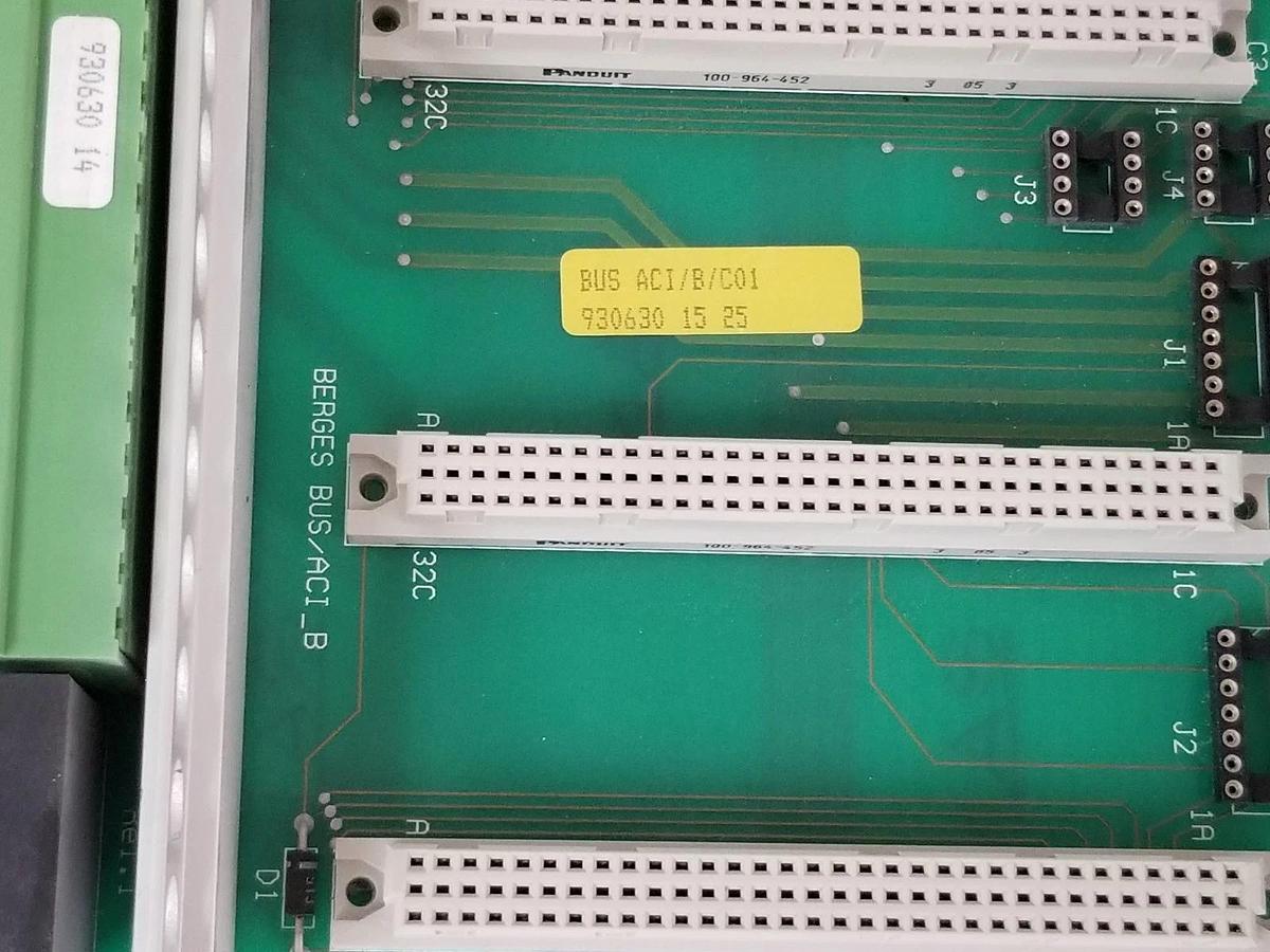 Used BERGES BUS-ACI/B/C01 PC BOARD MODULE 930630 15 25 , COS-15KW/A01 , BUS/ACI_B