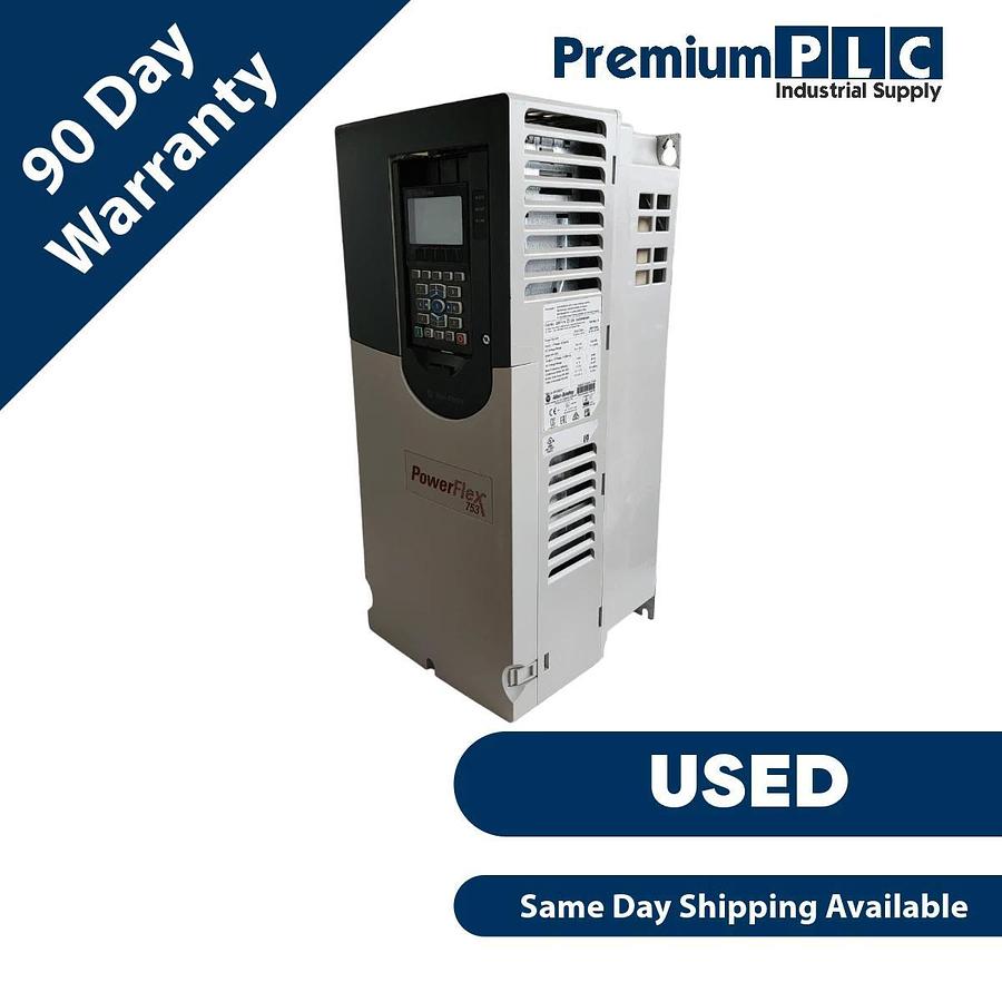 Used ALLEN BRADLEY 20F11ND034AA0NNNNN /A POWERFLEX 753 AC DRIVE 480VAC/3PH/34A/25HP