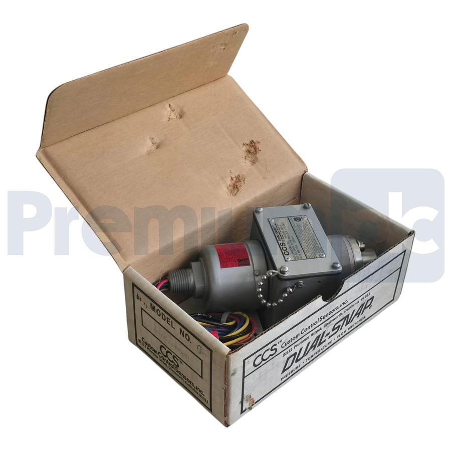 Used CCS Custom Control Sensors 646GZEM11-7011 Dual-Snap Pressure Switch 18-150psi Ex