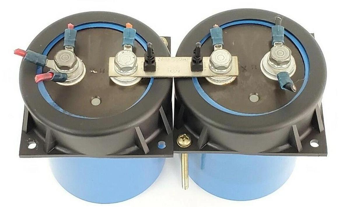 Used LOT OF 2 NIPPON CHIMI-CON 36DY15064 CAPACITORS 2700UF, 400VDC, 9530L62