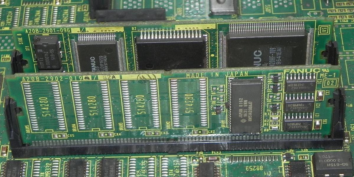 Used FANUC A16B-3200-0054/03A OPTION BOARD A16B-3200-0054 W/ A20B-2902-0192/02A