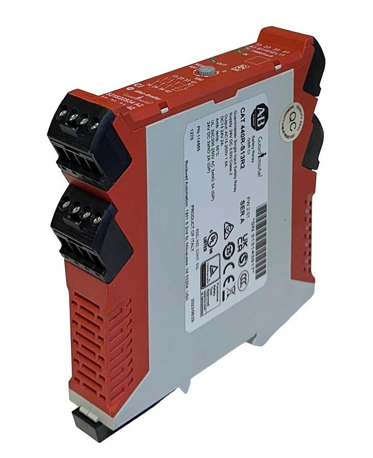 Used ALLEN BRADLEY 440R-S13R2 /A Guardmaster SINGLE INPUT SAFETY RELAY 24VDC USNP