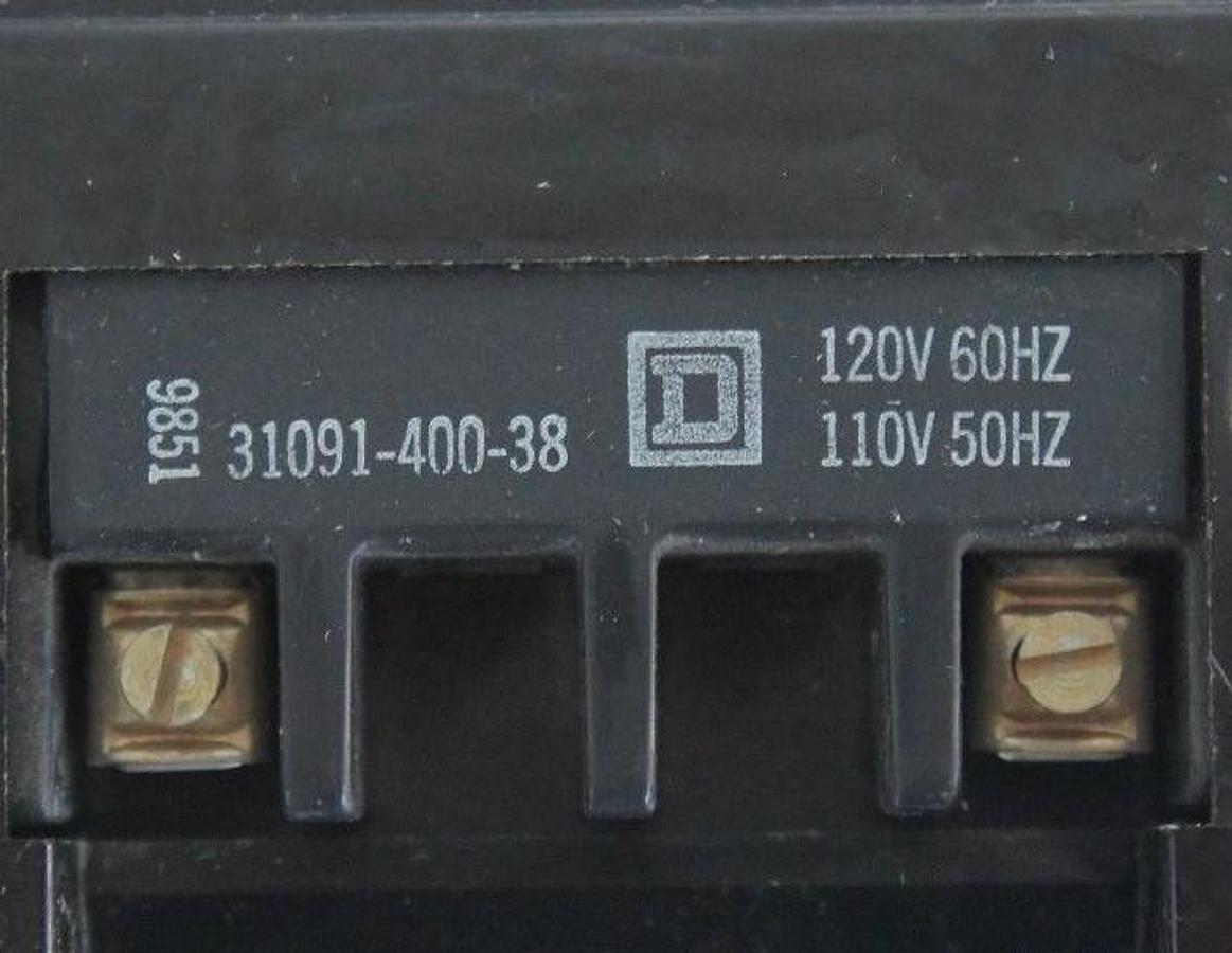 Used SQUARE D 8903SQO3 LIGHTING CONTACTOR 100A, 277/347/480/600V, SER A, 8903SQO3V04