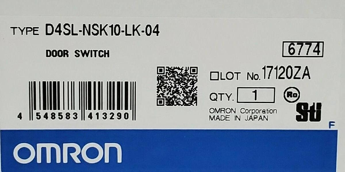 Used NIB OMRON D4SL-NSK10-LK-04 GUARD LOCK SAFETY-DOOR SWITCH D4SLNSK10LK04