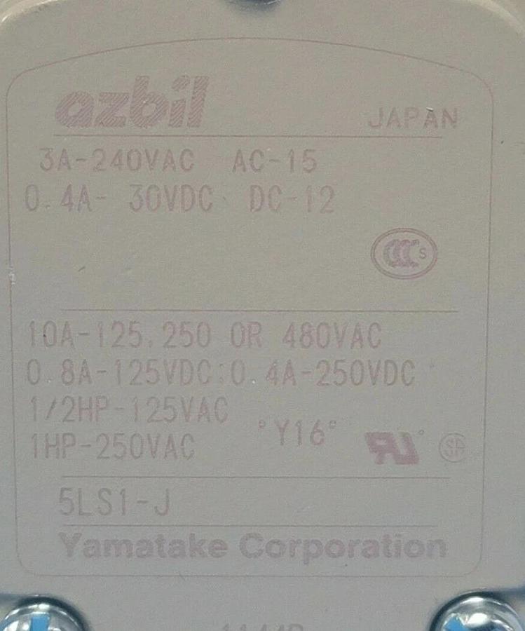 NEW AZBIL 5LS1-J LIMIT SWITCH 5LS1J