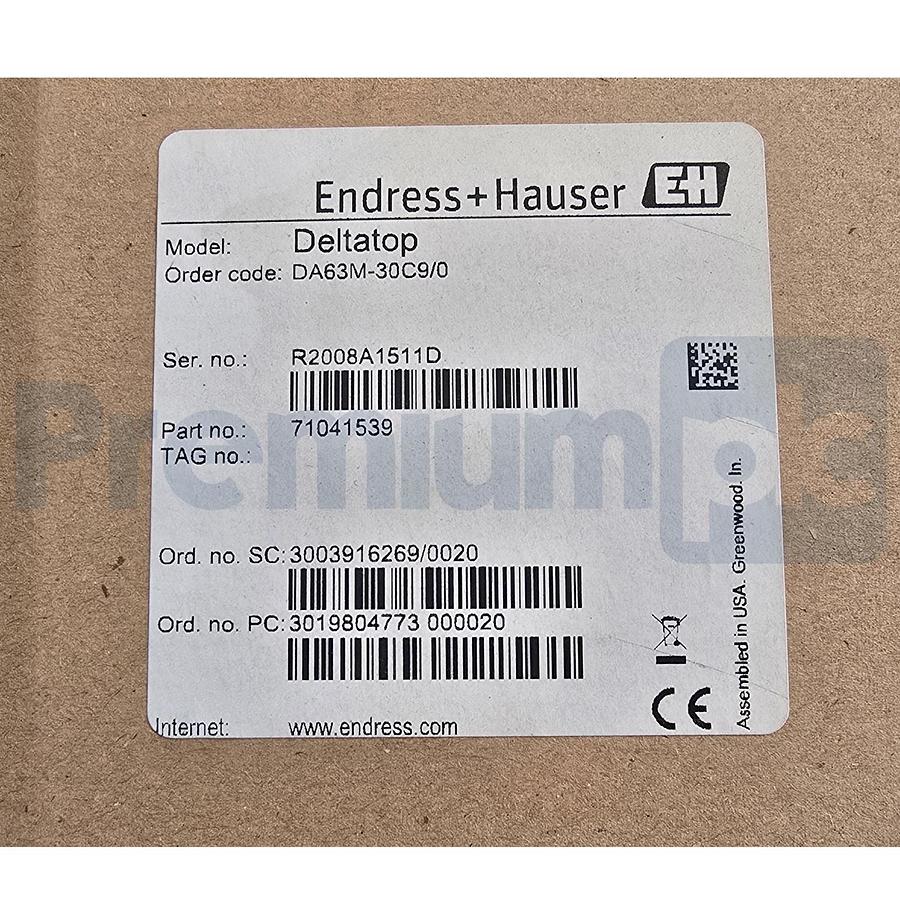 Endress+Hauser DA63M-30C9/0 Deltatop Manifold / Block & Bleed Valve 71041539 NEW