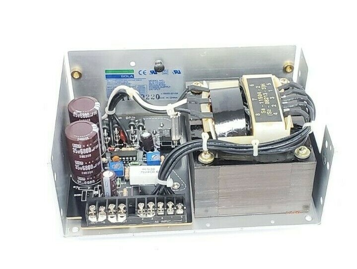 Used SOLA SLS-15-045T REGULATED POWER SUPPLY 15VDC, 4.5A, SLS15045T
