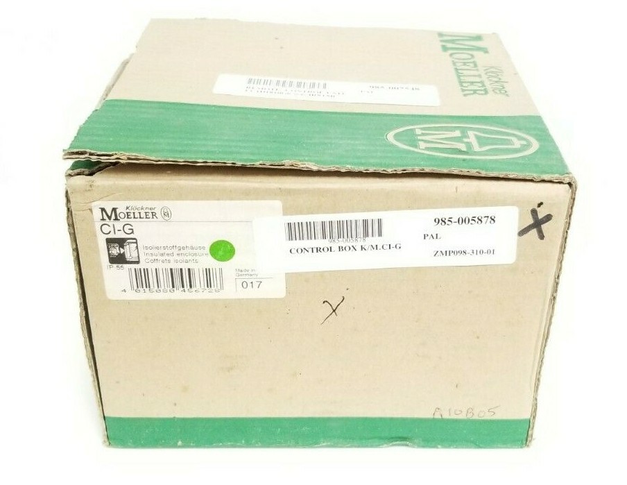 NIB KLOCKNER MOELLER CI-G ENCLOSURE W/ 110VAC INPUT CONTROL UNIT K/M.CI-G
