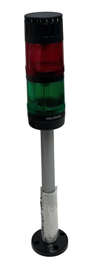ALLEN BRADLEY 855T-BPM25 /B BASE W/ 855T-B24DD4 /B RED 855T-B24DN3 /B GREEN NSNP
