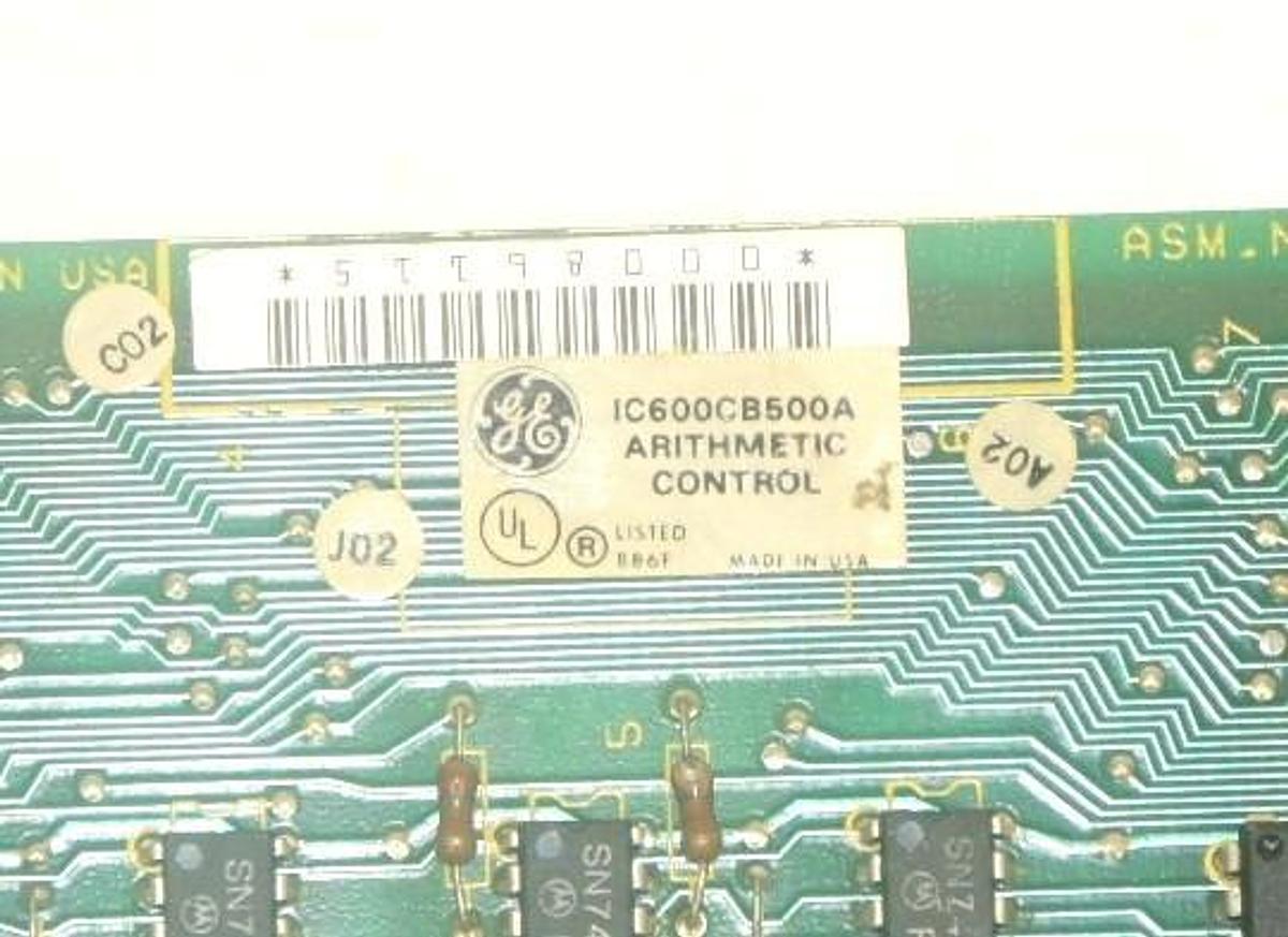 Used GE FANUC IC600CB500A CONTROL MODULE ARITHMETIC ALU2 SERIES 6