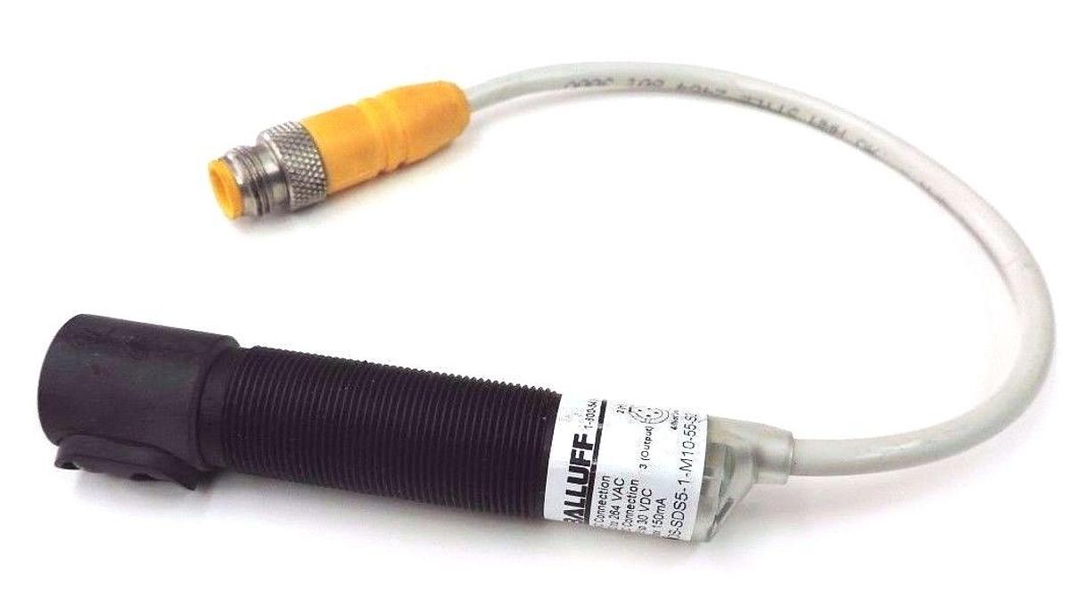 Used BALLUFF BOS-SDS5-1-M10-55-S21-00.2 SENSOR BOSSDS51M1055S21002