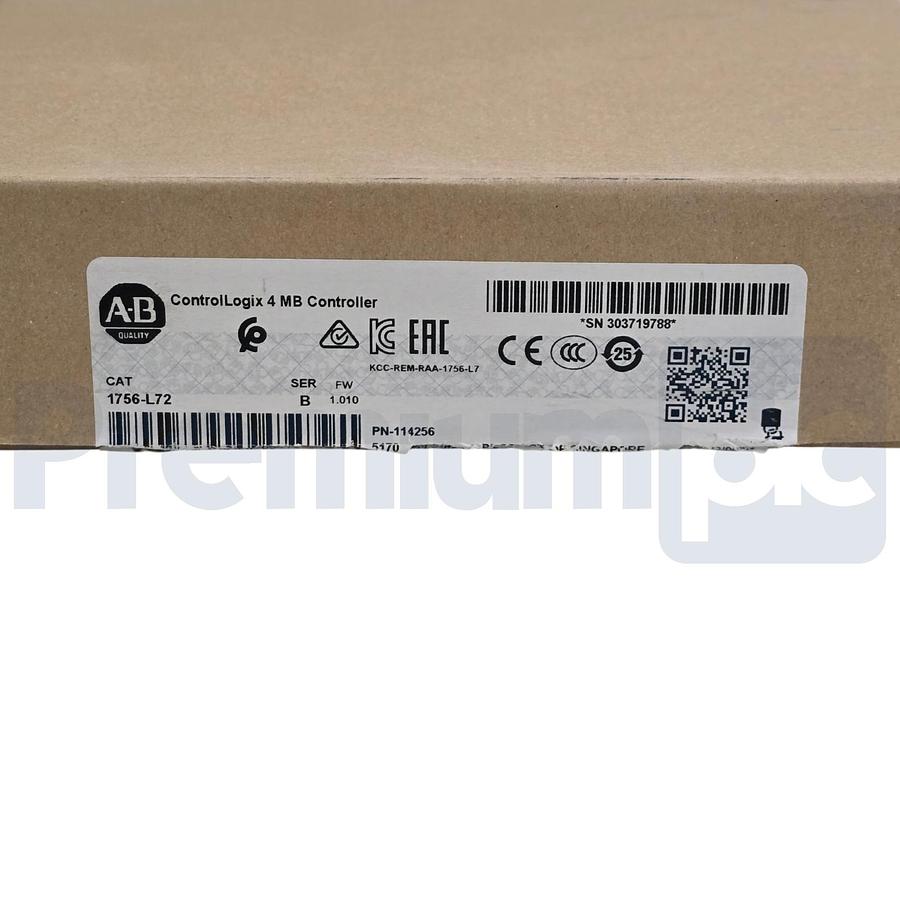 Used Opened Pre-Owned Allen Bradley 1756-L72 /B ControlLogix Logix5572 4MB Controller
