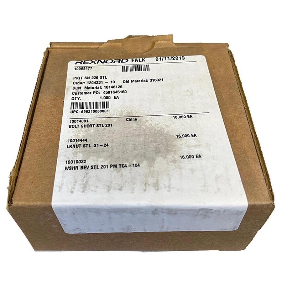 NEW REXNORD FALK 10098477 PKIT SN 226 STL BOLT KIT 316321 1204231-10