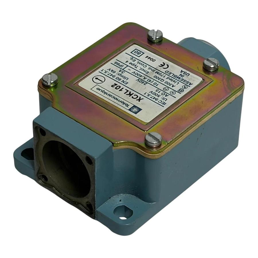 Telemecanique XCKL102 Limit Switch Body OsiSense XC Standard 1NC+1NO
