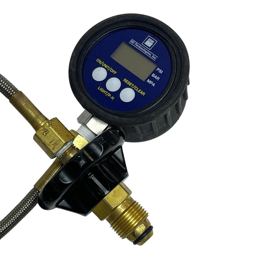 Used SSI Technologies MG1-5000-A-9V-R Digital Pressure Gauge Western CGA 580 Tested