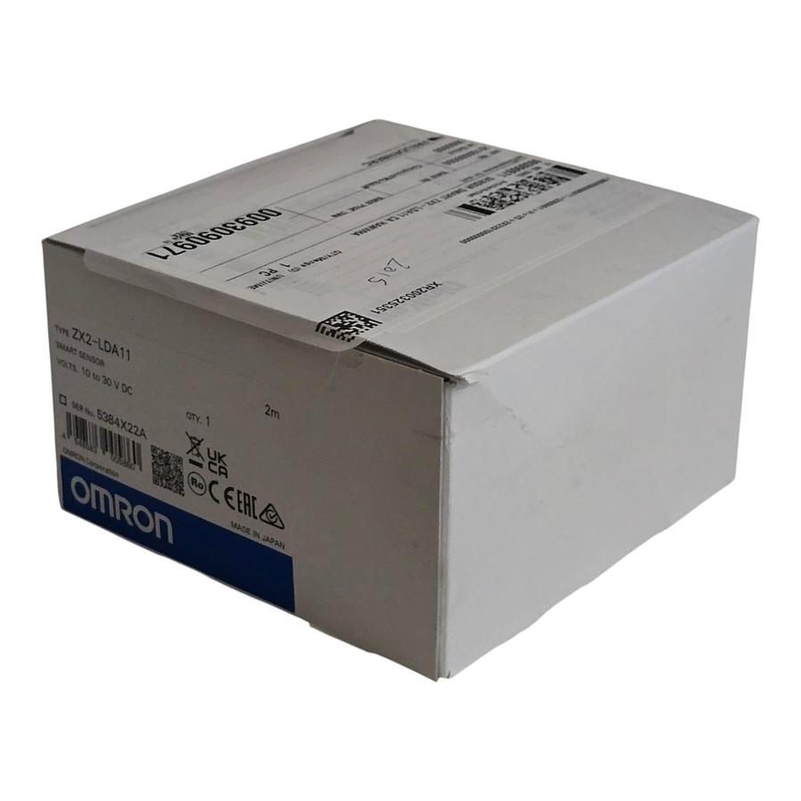 Used Omron ZX2-LDA11 2M Laser Smart Sensor Amplifier Unit NPN 10-30VDC ZX2LDA11 NSMP
