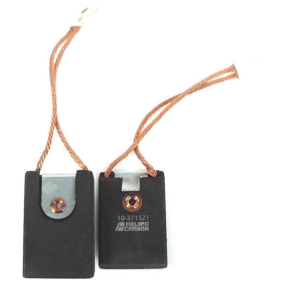 Used BAG OF 2 NEW HELWIG CARBON 10-371521 CARBON BRUSHES 10371521