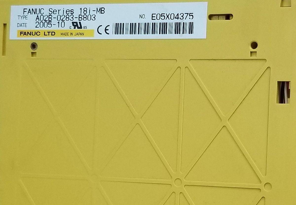Used FANUC A02B-0283-B80 18i-MB 3-SLOT PLC MODULE BASE UNIT A02B0283B80, E05X04375