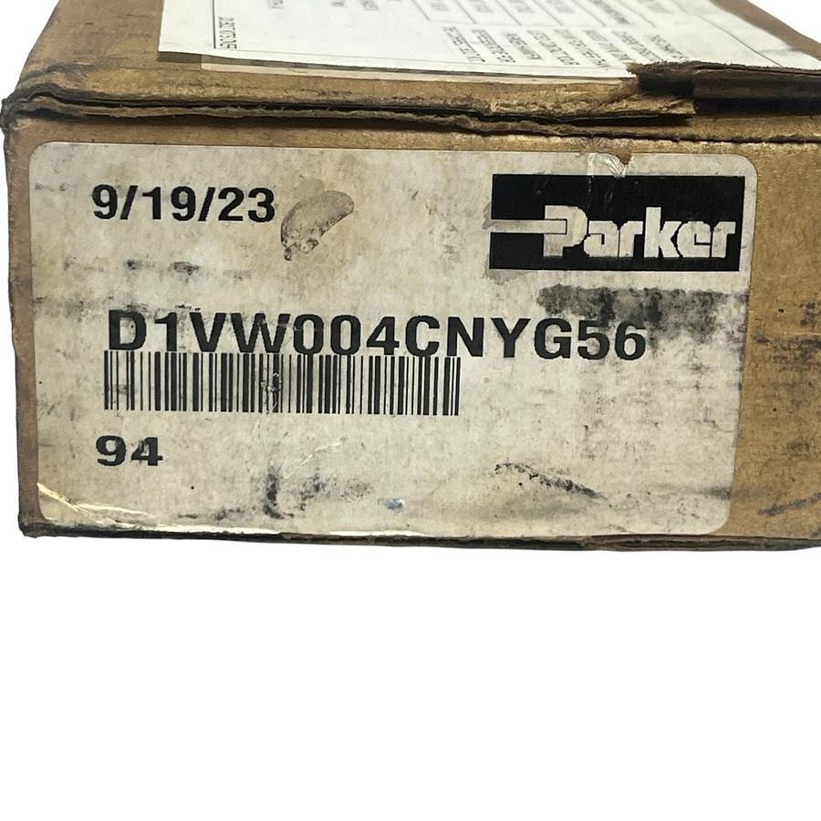 Used Parker D1VW004CNYG56 Directional Control Valve 120/110V AC 5000 PSI