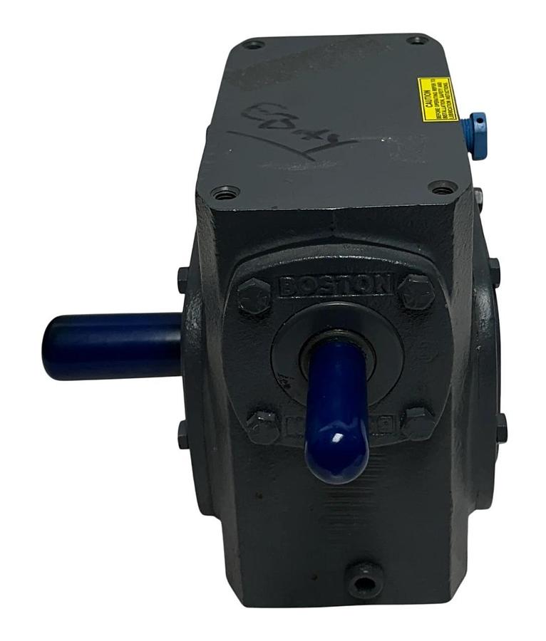 BOSTON GEAR 726-10-G / 51738 RIGHT ANGLE WORM GEAR SPEED REDUCER 10:1 RATIO NSNP