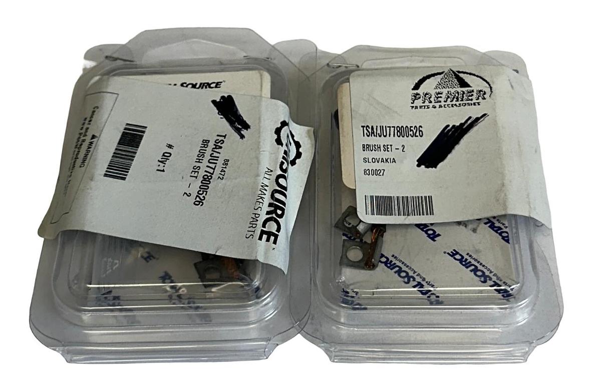 Used 2 JUNGHEINRICH PREMIER 77800526 / JU77800526 OEM BRUSH SETS FOR FORKLIFT NSMP