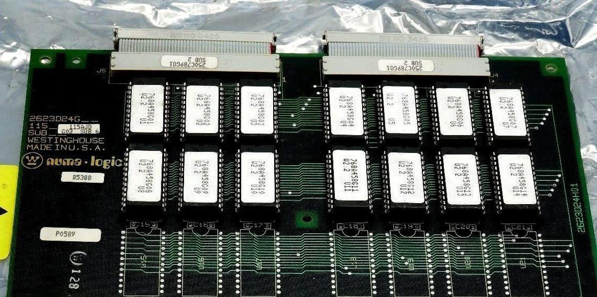 Used NEW WESTINGHOUSE 2623D24G NUMA LOGIC PCB BOARD 2623D24H01