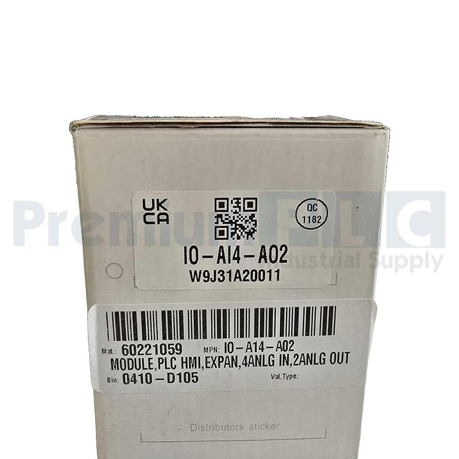 Used NEW UNITRONICS IO-AI4-AO2 / IOAI4AO2 VISION I/O EXPANSION MODULE 24VDC NSMP