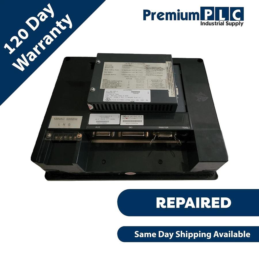 Refurbished GE FANUC TOTAL CONTROL CQPI31200C2P-A QUICKPANEL W/ QPI-MBP-201-G MODBUSPLUS