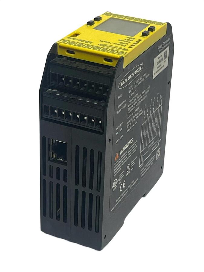 Used Banner XS26-2DE Safety Controller Base Module Dual Ethernet Expandable