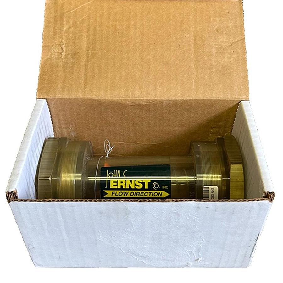 NEW JOHN C. ERNST MODEL 370BR BRASS PVC VITON 316SS VACUUM PUMP FLOW METER
