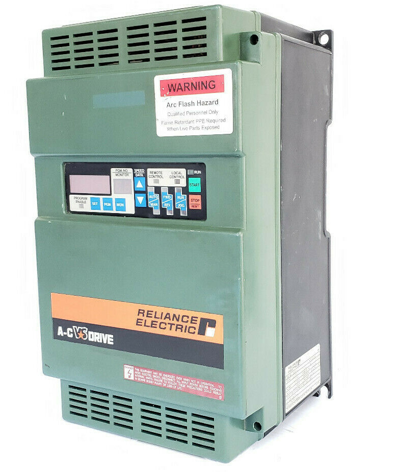 Used RELIANCE ELECTRIC 2GU41001 GP-2000 AC VS DRIVE, 1.7KVA, 1HP, 3 PHASE