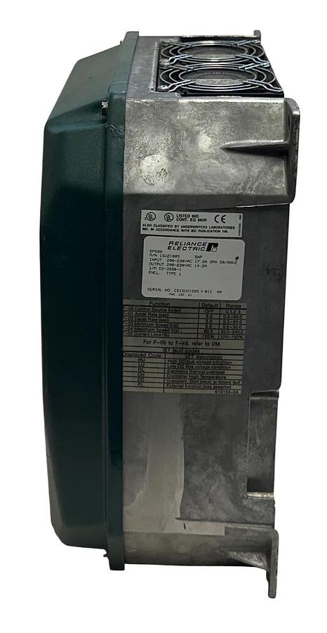 Used RELIANCE ELECTRIC 1SU21005 / SP500 VS DRIVE AC Drive 5HP 200-230VAC 3PH USNP