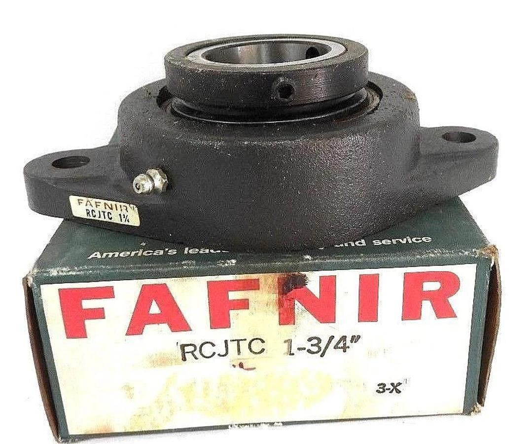 Used NIB FAFNIR RCJTC-1-3/4 FLANGE BLOCK BEARING RCJTC134