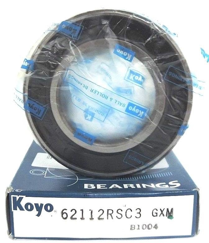 NIB KOYO 62112RSC3 BALL BEARING SHIELDED 55X100X21MM
