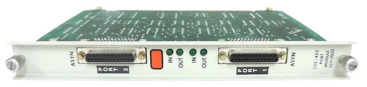 Refurbished REPAIRED HONEYWELL ISSC 627-7032 REV. A3 PORT MODULE 232/422