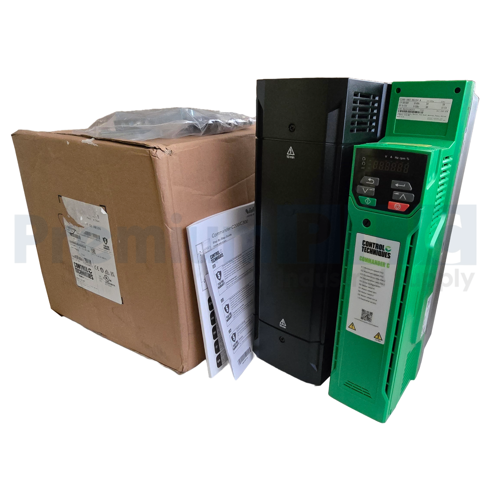 Used CONTROL TECHNIQUES C300-065 COMMANDER AC DRIVE 15HP C300-06500150A10101AB100 NEW