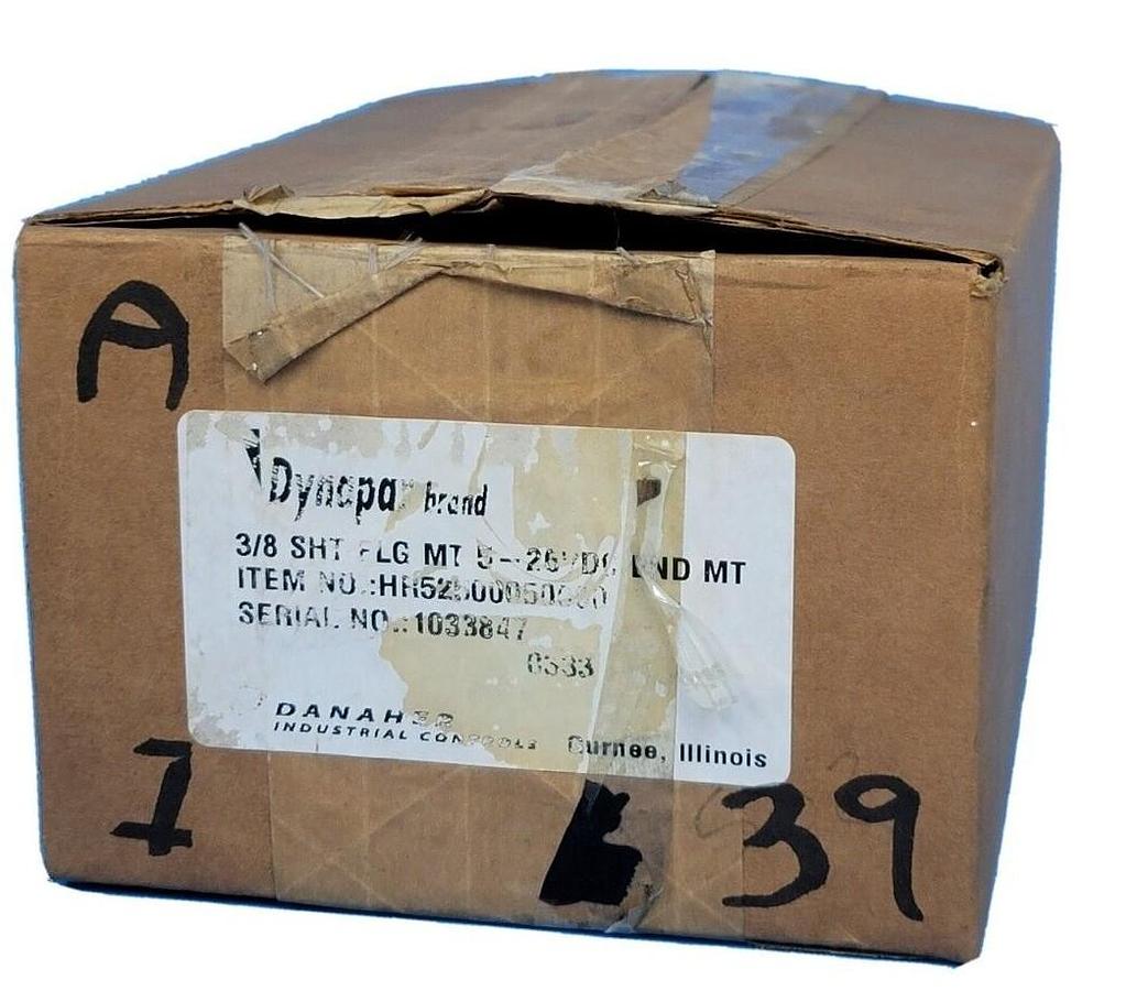 Used NEW DYNAPAR HR52500050000 ENCODER 3/8'' SHT FLG MT 5-26VDC END MT