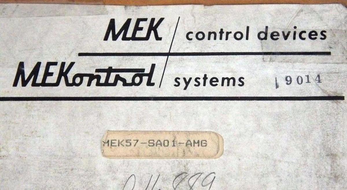 Used NIB MEKONTROL MEK-57-SA01-AMG PHOTOELECTRIC SENSOR 10-36VDC 90MA B11077