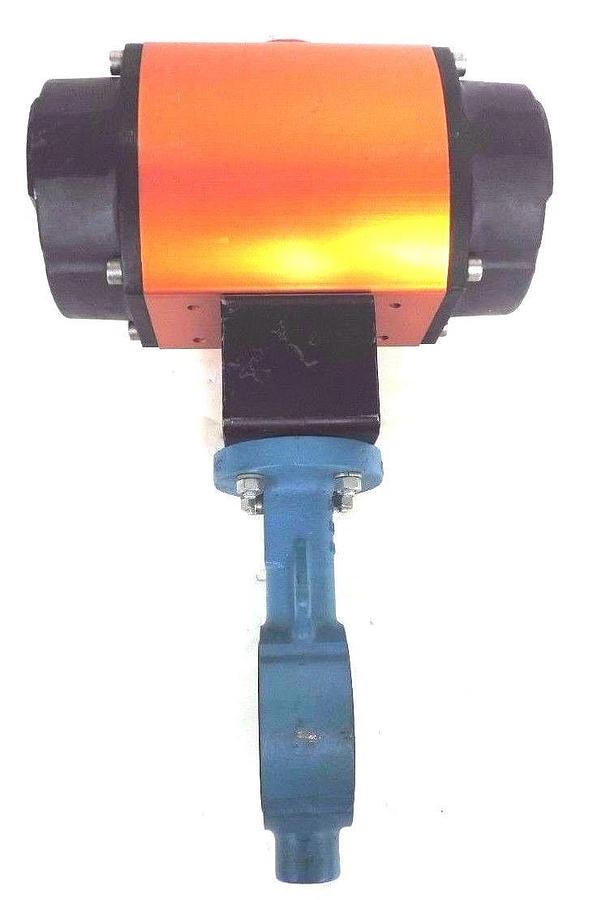 Used WORCESTER MODEL 25 PNEUMATIC ACTUATOR SER. 39 W/ SERCK AUDCO 50IBN2RSA VALVE